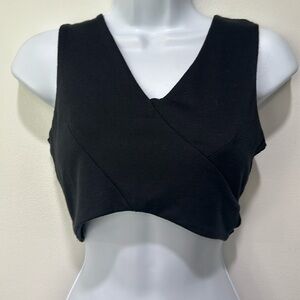 V-neck crop top
